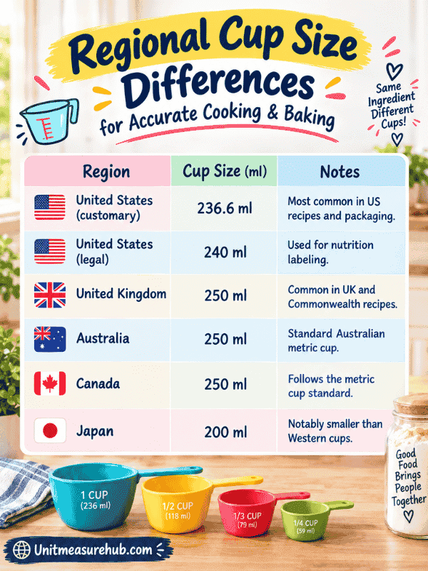 Regional Cup Size Differences